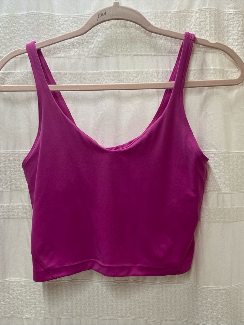 lululemon athletica Hot Pink Athletic Tank